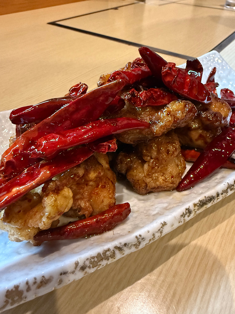 鶏の唐辛子炒め